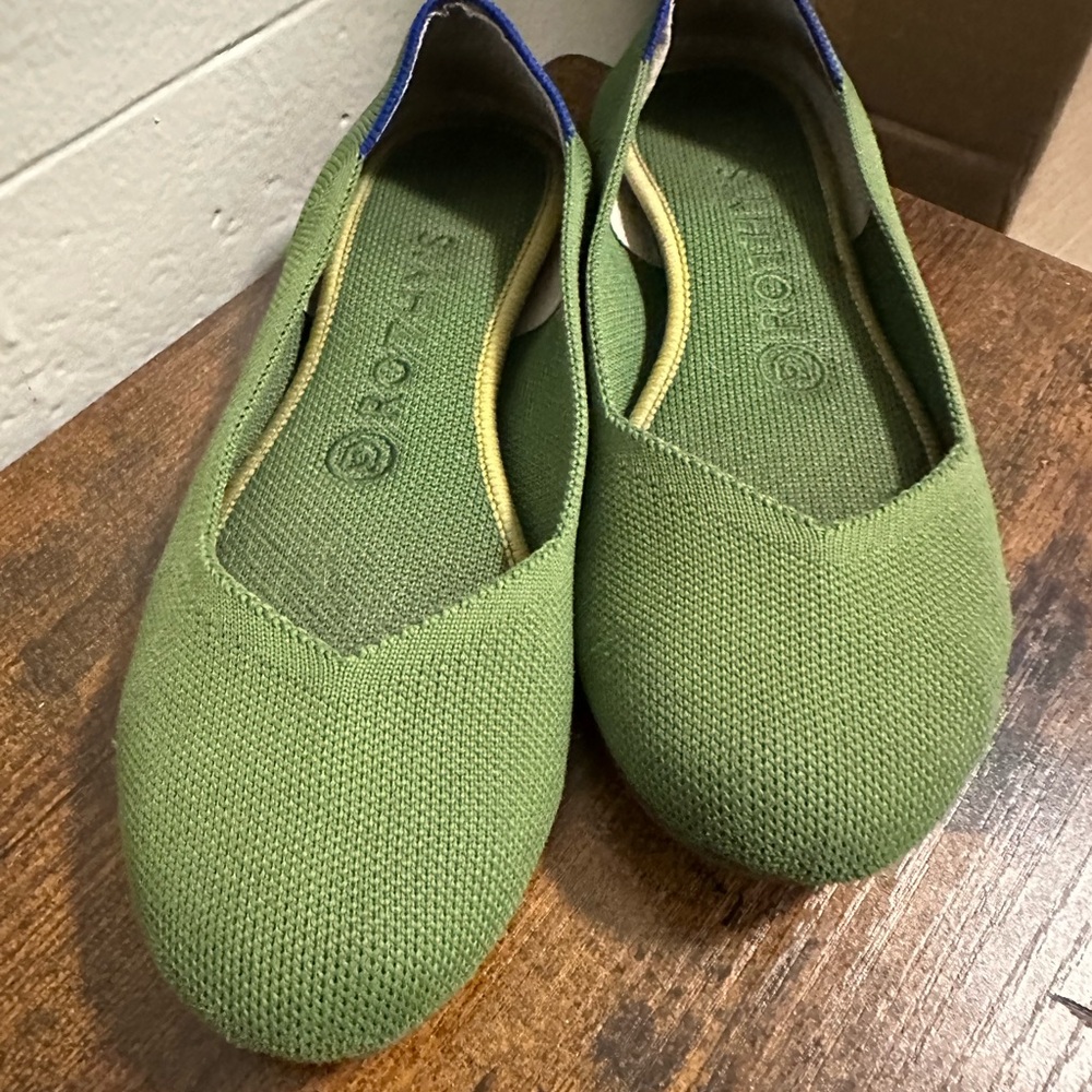 Rothy's Kelly Green Flats